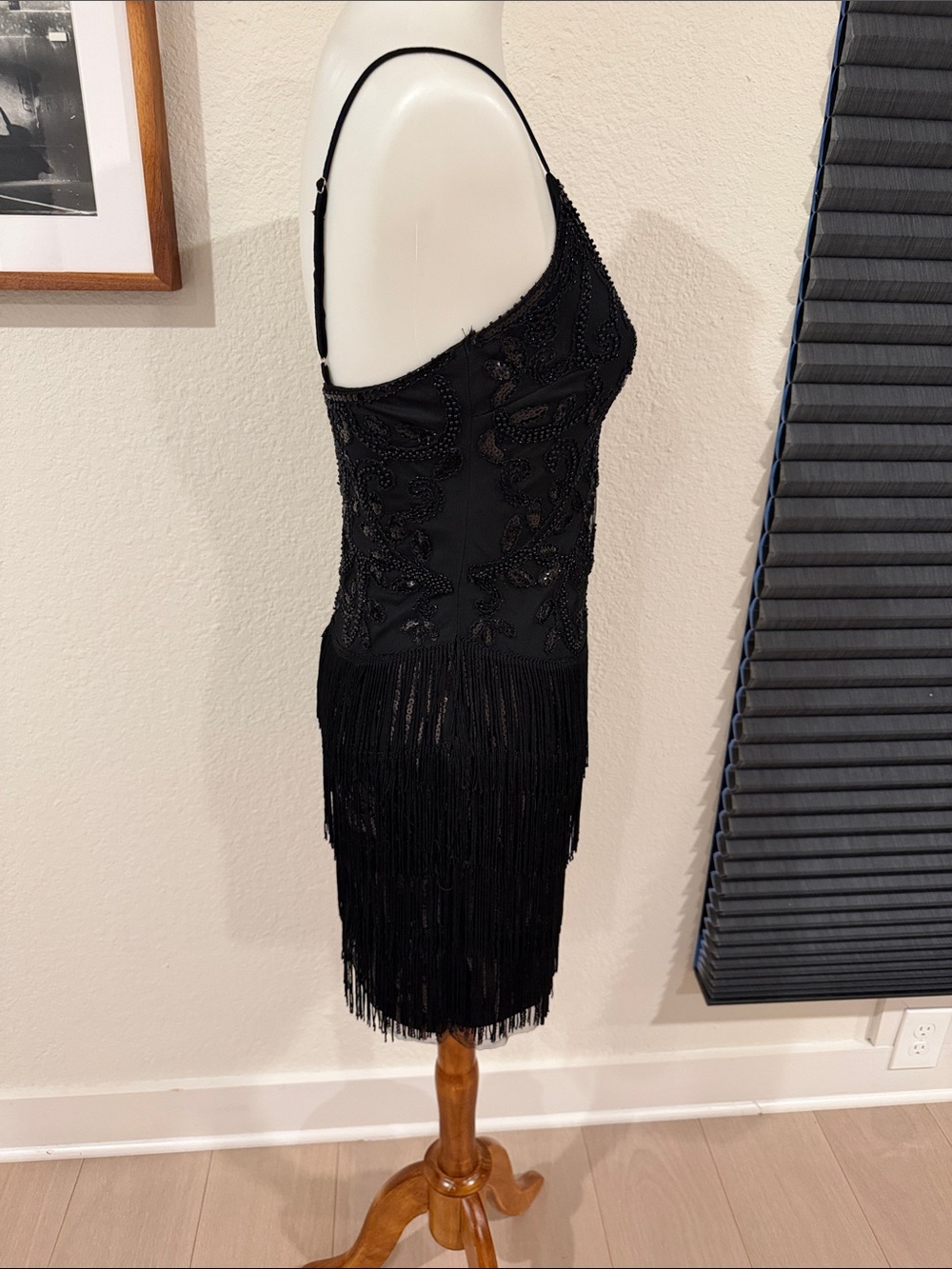 Verte Beaded Fringe Mini Dress - Picture 5 of 10